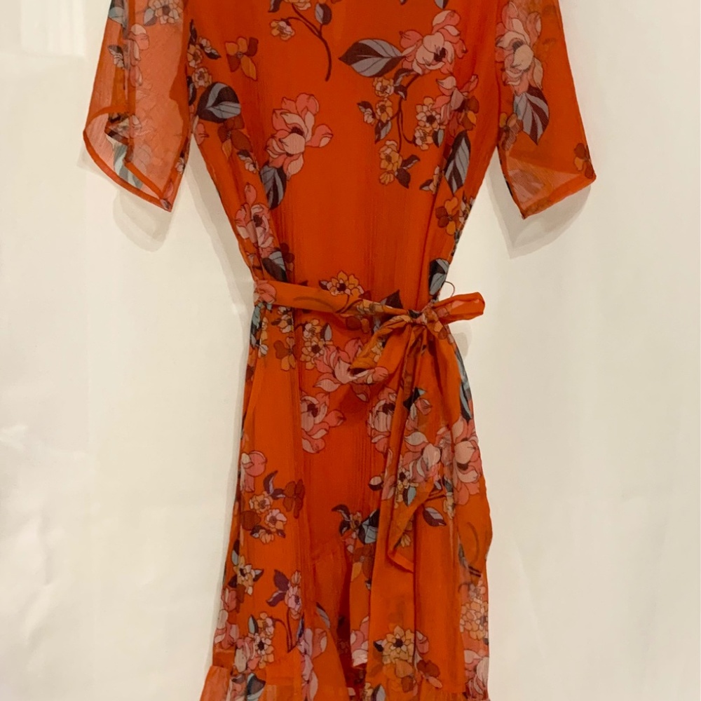 A New Day Orange Floral Dress - Picture 10 of 10